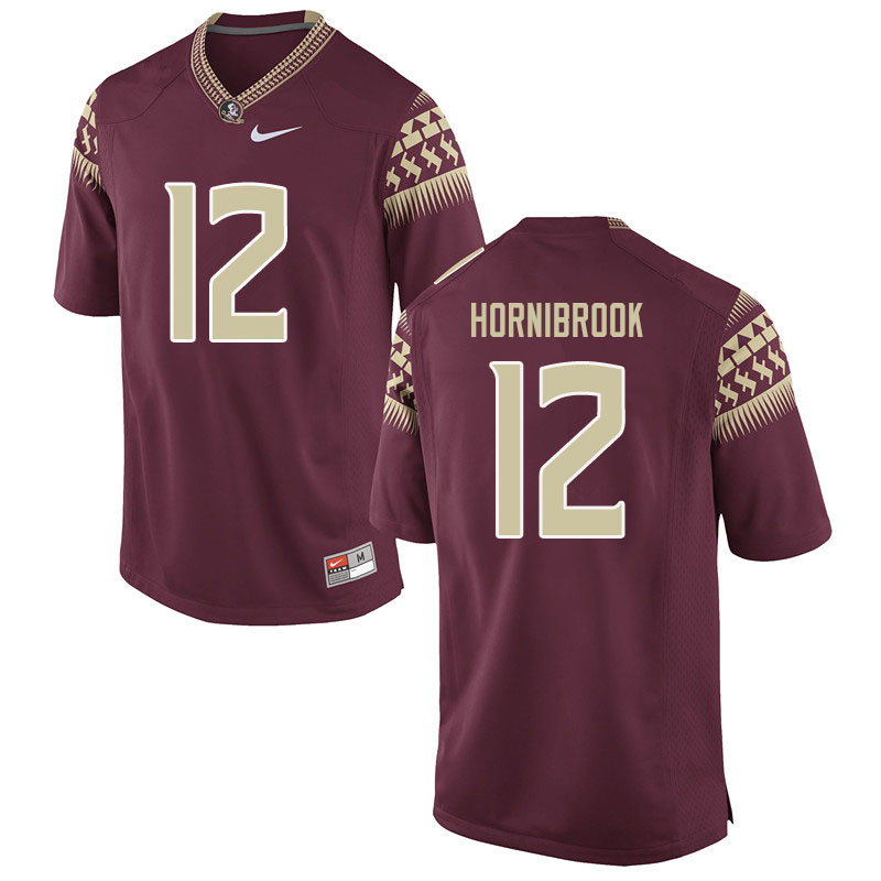 Men #12 Alex Hornibrook Florida State Seminoles College Football Jerseys Sale-Garent - Click Image to Close